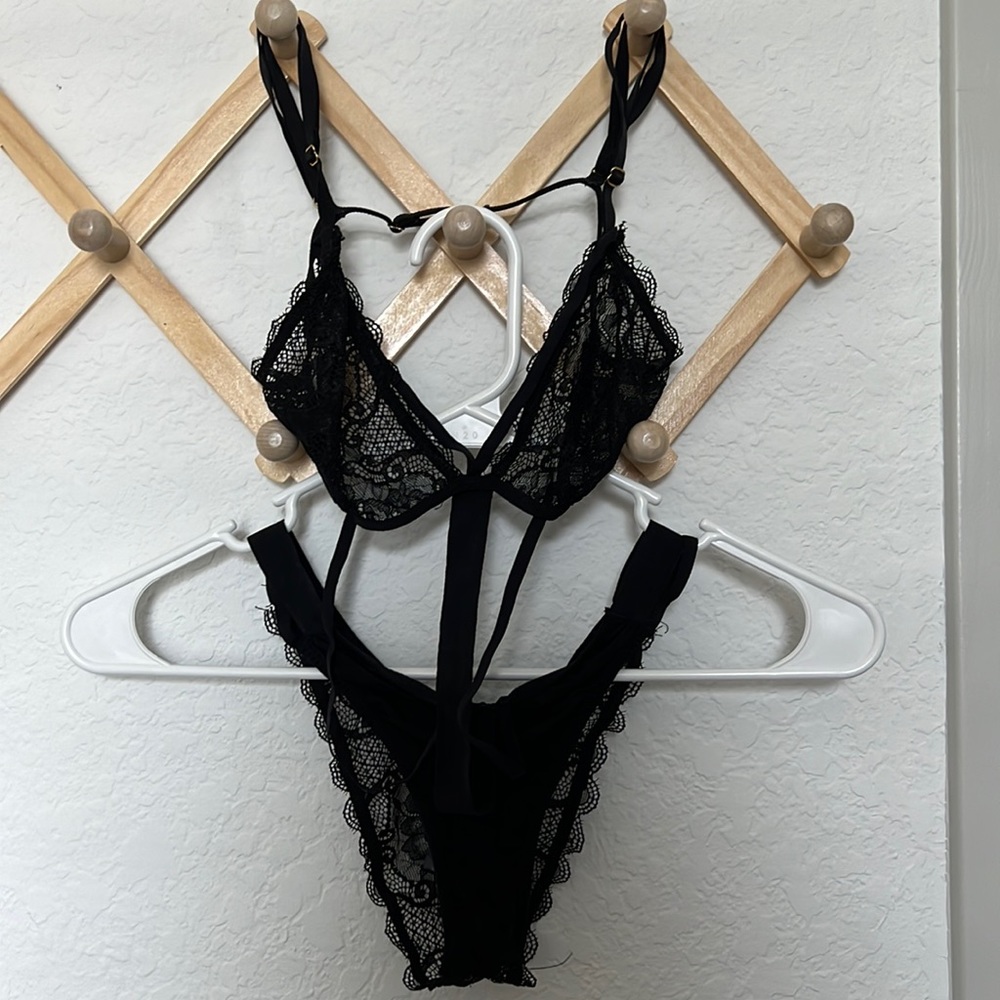 Strappy Lingerie Bodysuit